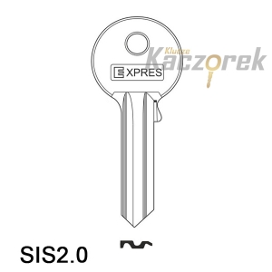 Expres 125 - klucz surowy mosiężny - SIS2,0